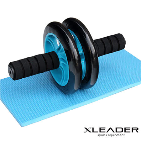 【Leader百貨 公司 X】超靜音滾輪健身器 健腹器 滾輪
