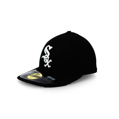 新竹 愛 買MLB 白襪隊-NEW ERA 帽子-LOW CROWN  棒球 球員帽 黑白