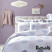 Daffodils《彩悅普普-藍》100%天絲雙人四件式兩用被薄床包組