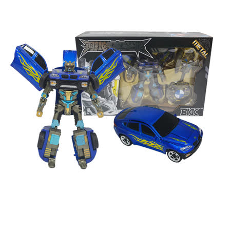 【勸敗】gohappy快樂購《購犀利》合金鋼鐵汽車變形機器人（大）-藍效果好嗎mega 大 遠 百