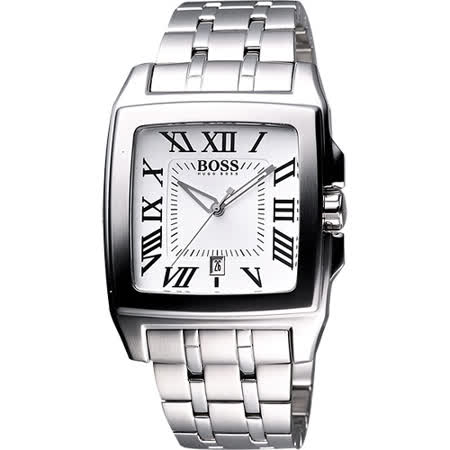 【勸敗】gohappy快樂購物網Hugo Boss 黑爵士羅馬復刻腕錶-銀白/38x40mm H1512495去哪買雙 和 sogo