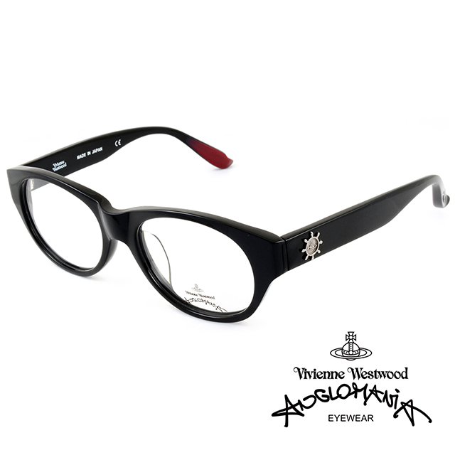 Vivienne Westwood 英國Anglomania霸氣率性★立體圖案光學眼鏡(黑紅)AN229C2 Vivienne Westwood 英國Anglomania霸氣率性★立體圖案光學眼鏡(黑紅)AN229C2