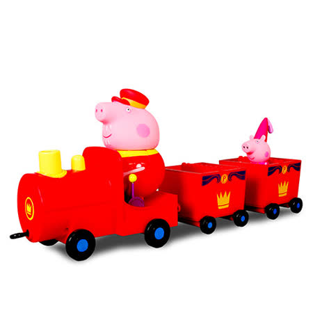【好物分享】gohappy快樂購物網《Peppa Pig》粉紅豬小妹皇家系列-皇家火車組效果直 愛