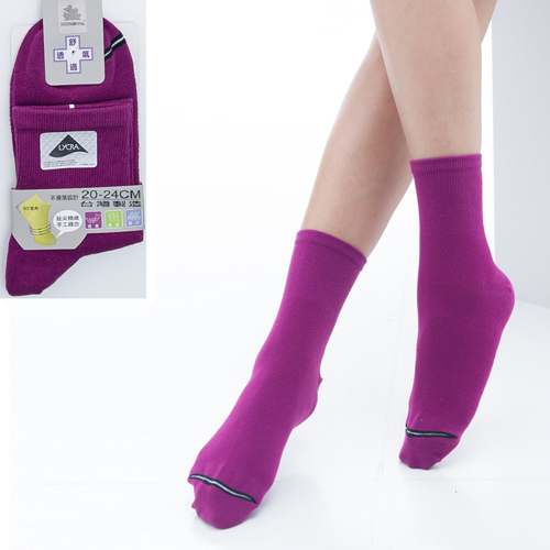 【KEROPPA】可諾帕舒適透氣減臭短襪x紫紅兩雙(男女適用)C9800太平洋 百貨 雙 和 店6