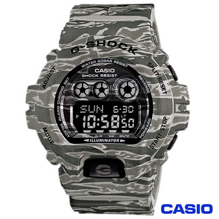 【部落客推薦】gohappy 線上快樂購CASIO卡西歐 G-SHOCK多層次超大錶徑虎紋迷彩錶 GD-X6900CM-8價格愛 買 基隆