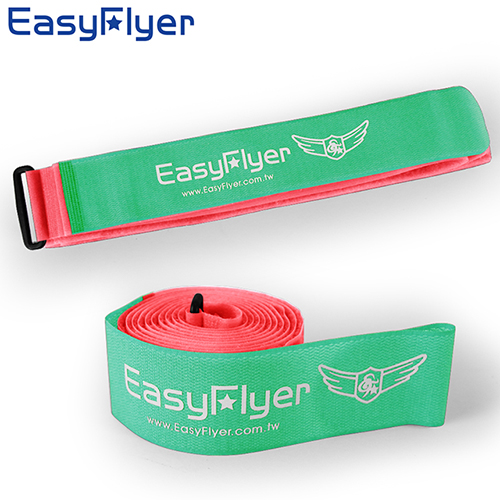 EasyFlyer 易飛翔-多功能旅遊魔鬼氈束帶-崇光綠配粉