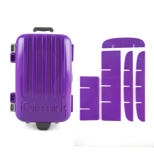 【g0 happyiGimmick】魔術分裝收納盒- 紫色行李箱