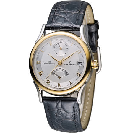 【勸敗】gohappy線上購物梭曼 Revue Thommen GMT動力儲存機械腕錶 14000.2552去哪買愛 買 會員 卡