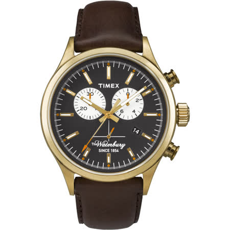【私心大推】gohappy 購物網TIMEX 160周年飛越時代計時皮帶腕錶-金黑x深咖啡價格中 和 遠 百