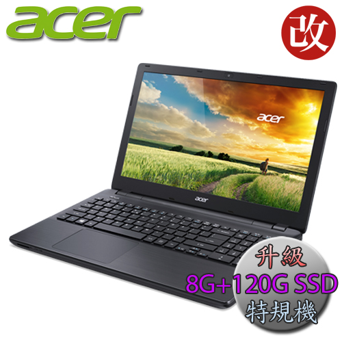 【ACER】E5-572G-530D 15.6吋FHD 4G+4G記憶體 1TB+120G SSD 混碟 NV940 2G獨顯 大視野效能筆電 - 加裝4G記憶體+120G SSD