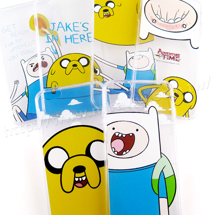 Adventure time 探險活寶 iPhone 6／6s 可愛透明彩繪保護軟套-主角系列