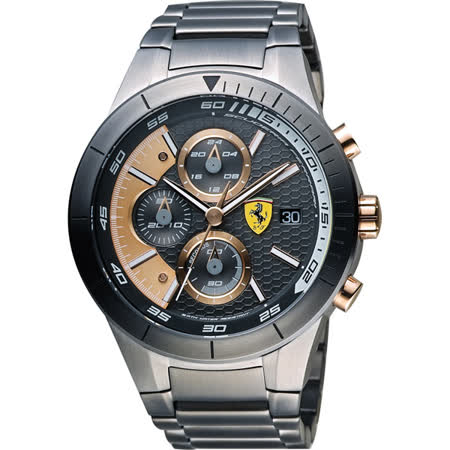 【好物推薦】gohappy線上購物Scuderia Ferrari 法拉利 RedRev Evo 計時手錶-鐵灰/46mm 0830304價錢台北 遠 百 寶 慶 店