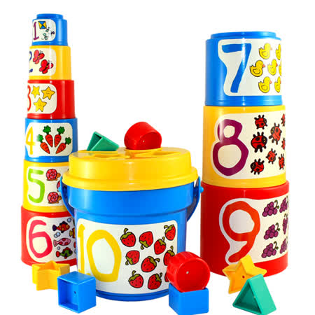 【開箱心得分享】gohappy 購物網《美國 B.toys 感統玩具》大口疊疊杯 sort and stack效果happy go 店家