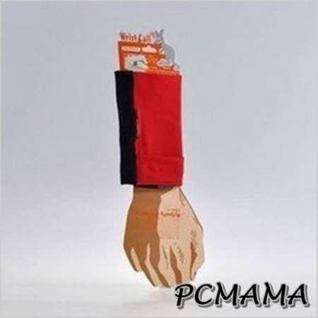 PCMAMA運動手機袋運遠 柬 百貨動手腕套(紅色+黑色薄款)