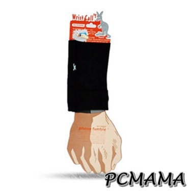 豐原 太平洋 百貨PCMAMA運動手機袋運動手腕套(純黑,厚款)