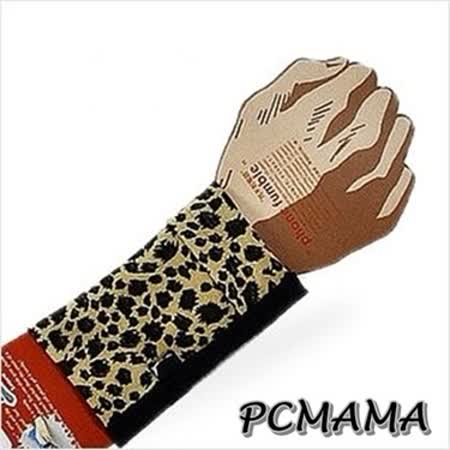 PCMAMA運動手機袋遠 百 威 秀 影 城運動手腕套(黑+豹紋)