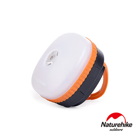 Naturehike 迷你防水四段式LED磁性多功能手電筒帳篷燈 營燈愛 買 聯名 卡 橙色