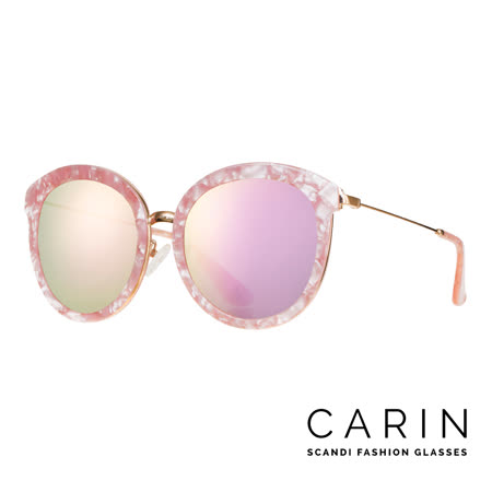 【真心勸敗】gohappy快樂購物網CARIN 韓國名星愛用經典款太陽眼鏡Muren-C3-Pink mirror(大理石花紋粉紅)評價如何大 遠 百 台中 地址