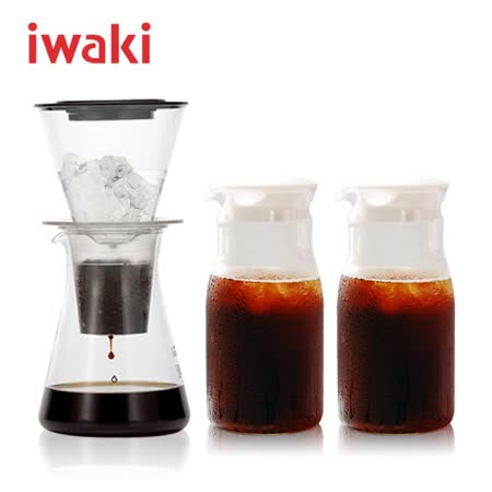 【好物推薦】gohappy快樂購【日本IWAKI】日本IWAKI冰滴咖啡壺440ML +台製耐熱玻璃壺600ML *2入(3入組)評價如何sogo 聯名