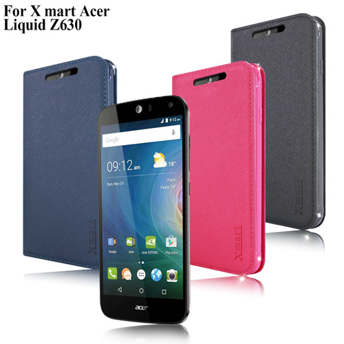 X_mart Acer Liquid Z630 鍾愛原味磁吸側掀皮套 X_mart Acer Liquid Z630 鍾愛原味磁吸側掀皮套