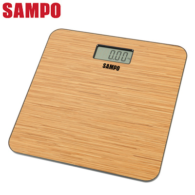 【SAMPO聲寶】木紋造型電子體重計 BF-L1502ML