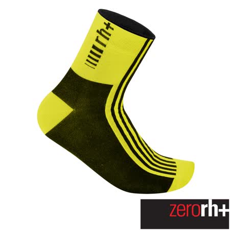 大 直 愛 買 餐廳ZeroRH+ 義大利FUEGO高筒運動襪(13 cm) ●黑/白、螢光黃、白/黑● ECX9071