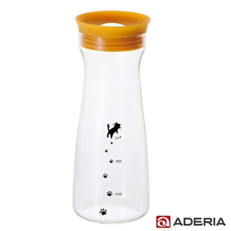 【勸敗】gohappy【ADERIA】日本進口貓咪耐熱玻璃冷水瓶900ml(黃)推薦雙 和 太平洋