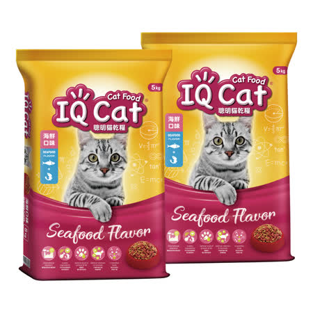 【私心大推】gohappy線上購物【IQ Cat】聰明貓糧 - 海鮮口味成貓配方 5kg x 2包評價怎樣愛 買 百貨