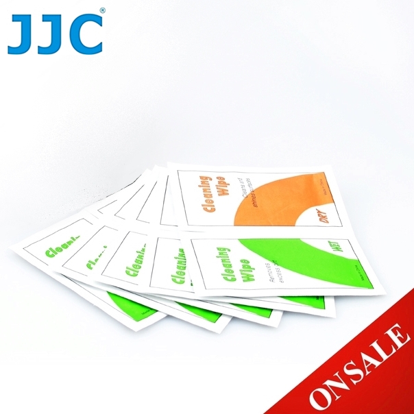 JJC含清潔溶劑光學拭鏡紙CL-T3(10片,乾和濕各5片) JJC含清潔溶劑光學拭鏡紙CL-T3(10片,乾和濕各5片)