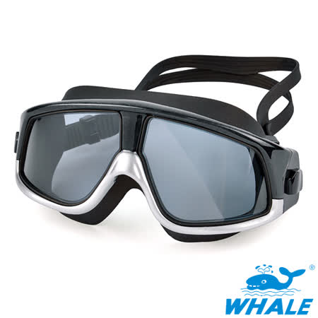 板橋 遠 百 fe21TRANSTAR 泳鏡WHALE系-大眼罩-抗UV快扣防霧純矽膠-6100