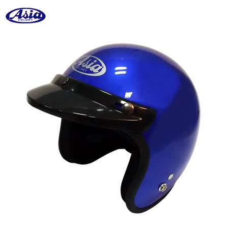 ASIA A706 精裝素色細條安全站 前 店帽 明藍