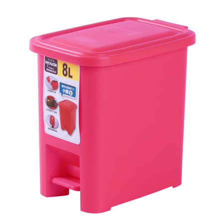 【開箱心得分享】gohappy 線上快樂購輕踏掀蓋垃圾桶-8L-粉色好用嗎愛 買 板 新店