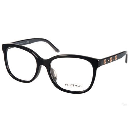 【網購】gohappyVERSACE光學眼鏡 希臘風圖騰簡約款(黑) #VE3203A GB1價格高雄 大 遠 百 電話
