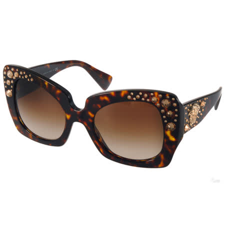 【網購】gohappyVERSACE太陽眼鏡 奢華時尚大框款(琥珀) #VE4308B 10813評價怎樣板橋 大 遠 百貨
