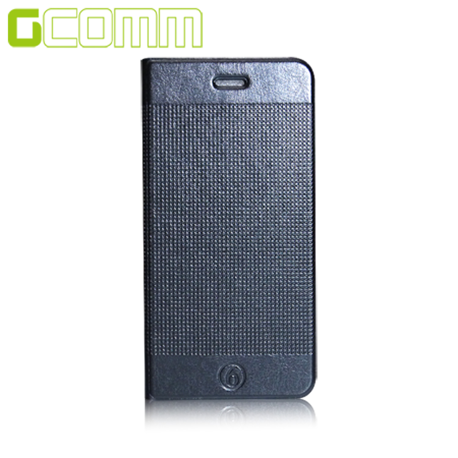 GCOMM iPhone6S／6 4.7吋 時尚凹凸圓點超纖皮套 紳士黑