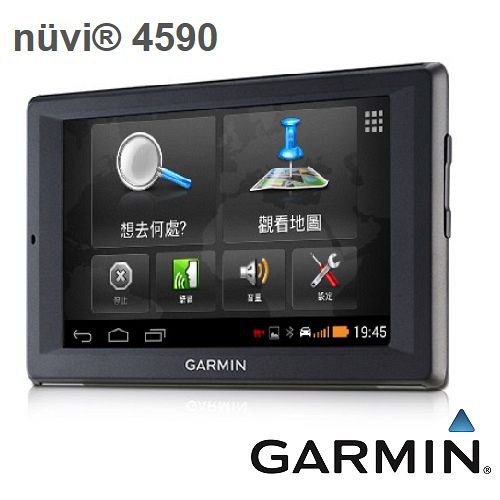 GARMIN nuvi4590 5吋Wi-Fi聲控衛星導航 + GRVC 行車紀錄器改裝30 無線倒車顯示