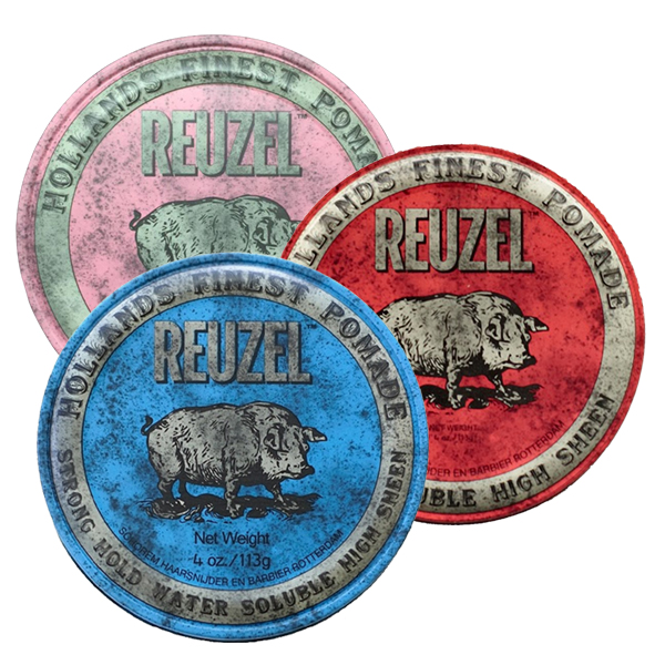 Reuzel 粉紅豬/紅豬/藍豬 水洗式 豬油油性髮油 髮蠟 油頭(40z/113g) Reuzel 粉紅豬/紅豬/藍豬 水洗式 豬油油性髮油 髮蠟 油頭(40z/113g)