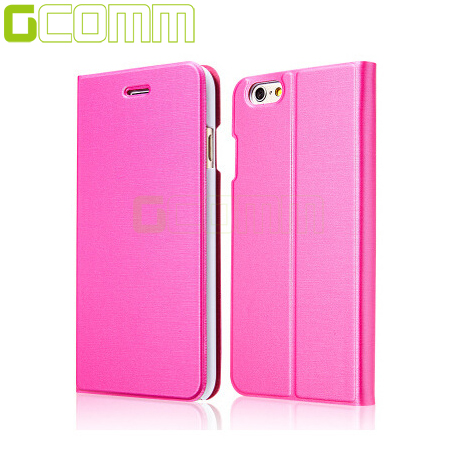 GCOMM iPhone6/6S 4.7吋 金屬質感拉絲紋超纖皮套 嫩桃紅 GCOMM iPhone6/6S 4.7吋 金屬質感拉絲紋超纖皮套 嫩桃紅