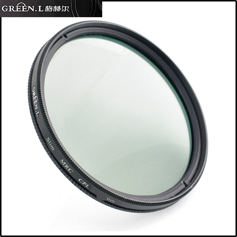 GREEN.L薄框抗污多層膜37mm偏光鏡MC-CPL偏光鏡