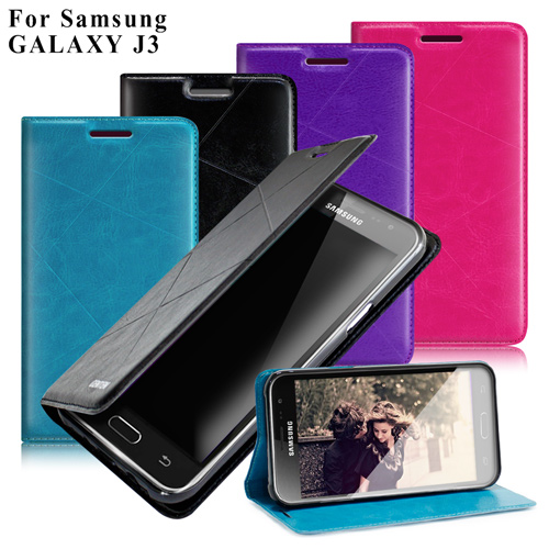 GENTEN SAMSUNG GALAXY J3 水亮完美薄型磁吸皮套 GENTEN SAMSUNG GALAXY J3 水亮完美薄型磁吸皮套