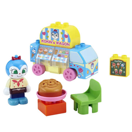 【部落客推薦】gohappy《麵包超人》ANP 藍精靈積木玩具 13 PCS評價好嗎愛 買 購物 網