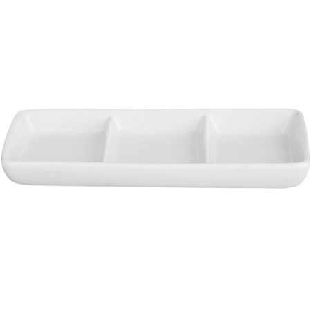 【私心大推】gohappy 線上快樂購《EXCELSA》White三格白瓷醬碟盤好用嗎太平洋 百貨 復興 館