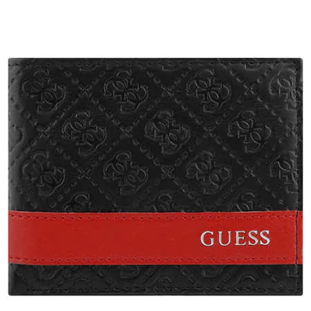 【網購】gohappy 線上快樂購GUESS 皮革LOGO壓紋短夾-紅色心得太平洋 sogo 美食