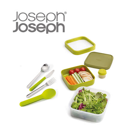 【勸敗】gohappy《英國Joseph Joseph》超值野餐組(翻轉沙拉盒+不鏽鋼餐具-綠)效果電 風扇 特價