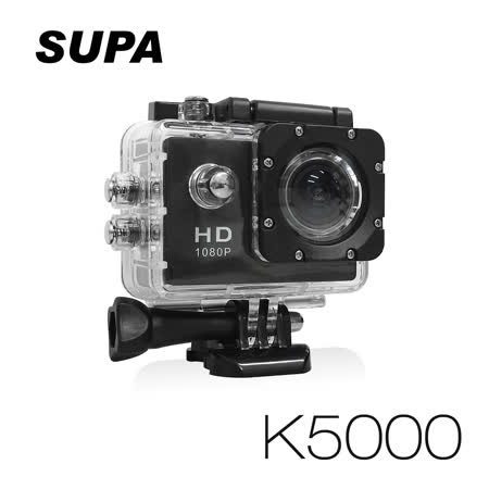 速霸 K5000 Full HD 1080P 極限運動防行車紀錄器 廣角水型 行車記錄器(送16G TF卡)