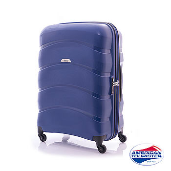 AT美國遠 百 新竹旅行者 28吋 CROSSWAVE四輪TSA  PP硬殼行李箱(藍)