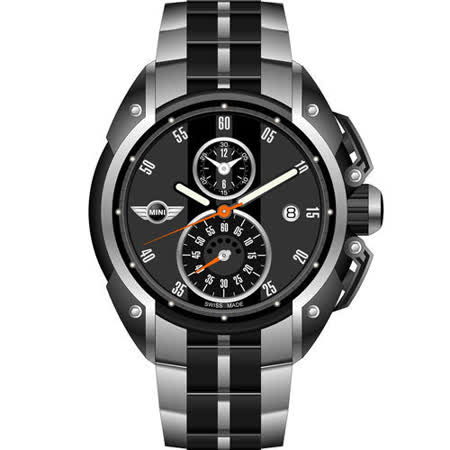【勸敗】gohappy快樂購物網MINI Swiss Watches 時尚經典logo雙眼男用腕錶-45mm/MINI-09好用嗎威 秀 高雄 大 遠 百