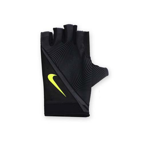 (男) NIKE 用新光 三越 新天地動態訓練手套-重量訓練 健身 半指手套 黑螢光綠 XL