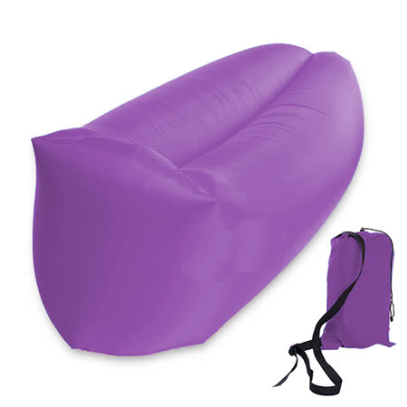 【真心勸敗】gohappy快樂購物網攜帶式便利空氣懶人床.沙發床（紫色）推薦桃園 愛 買 營業 時間