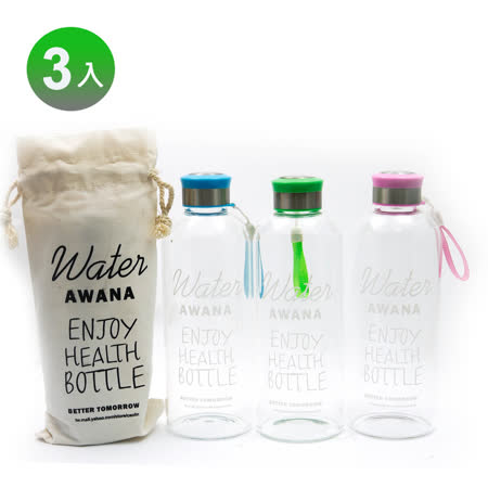 【好物分享】gohappy 線上快樂購AWANA 透明玻璃塗鴉水瓶1000ml 3入組效果如何大 遠 百 板橋 店